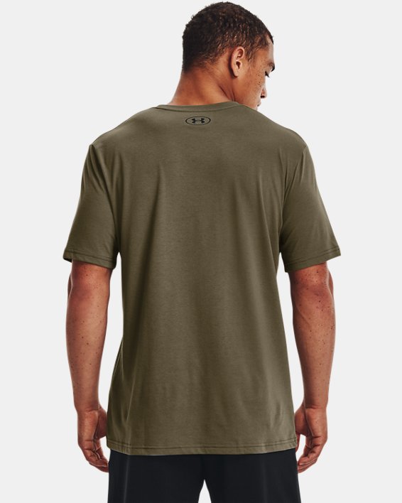 Men's UA Multi Color Lockertag Short Sleeve, Green, pdpMainDesktop image number 1